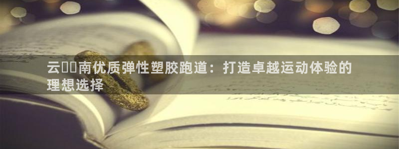 尊龙凯时登录：云​​南优质弹性塑胶跑道：打造卓越运动