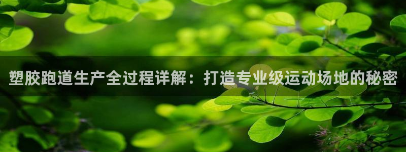 尊龙2016：塑胶跑道生产全过程详解：打造专业级运动场地的秘密