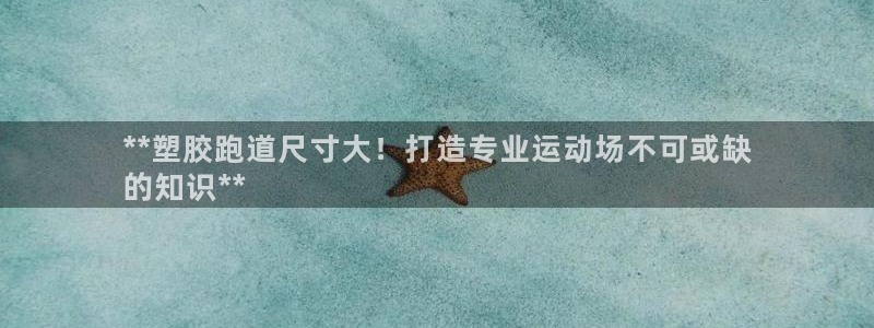 d88尊龙官方网：**塑胶跑道尺寸大！打造专业运动场