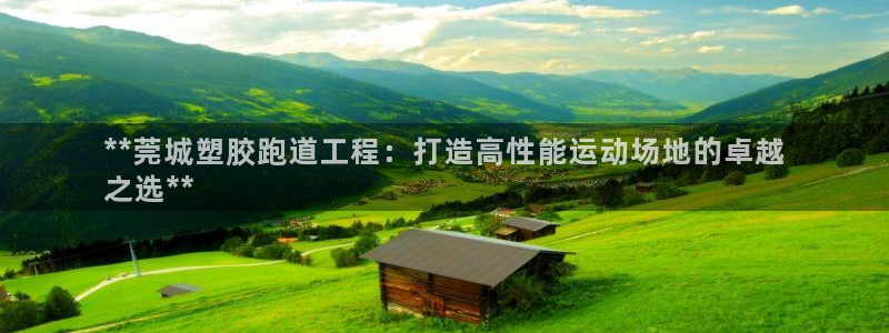 尊龙凯时app官方网站：**莞城塑胶跑道工程：打造高性能运动场地的卓越
之选**
