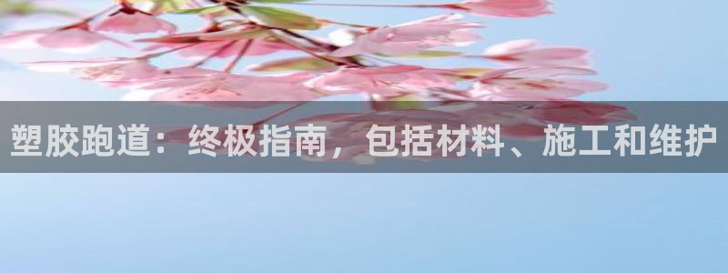 尊龙凯时为什么输了钱：塑胶跑道：终极指南，包括材料、施工和维护