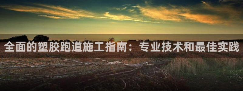 凯时k66登录：全面的塑胶跑道施工指南：专业技术和最