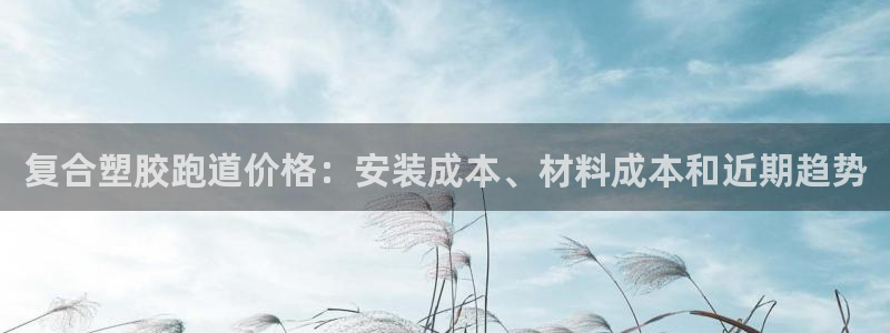 尊龙手机官方客户端下载安装：复合塑胶跑道价格：安装成本、材料成本和近期趋势