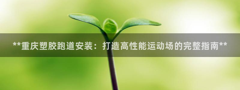 尊龙人生就是博：**重庆塑胶跑道安装：打造高性能运动