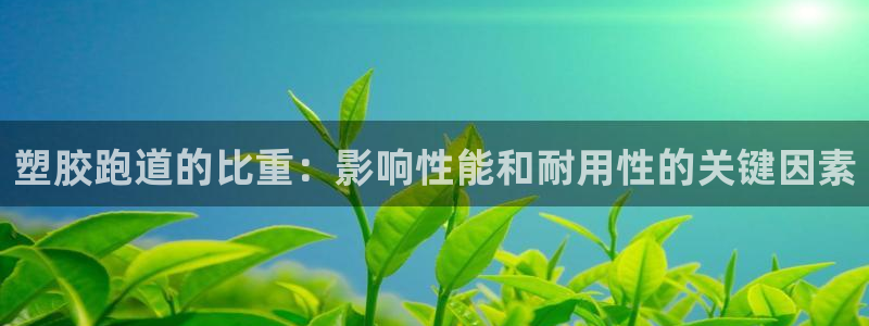 尊龙凯时官方网站：塑胶跑道的比重：影响性能和耐用性的