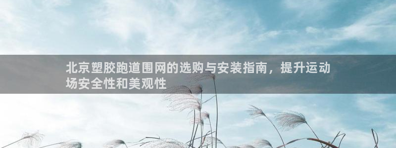 尊龙人生就是博i可靠吗：北京塑胶跑道围网的选购与安装指南，提升运动
场安全性和美观性